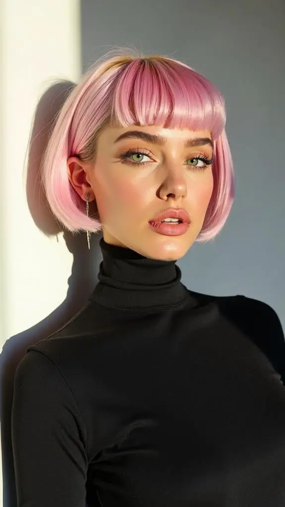 bold bubble blunt lob