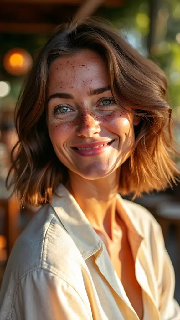 chic layered bob hairstyle