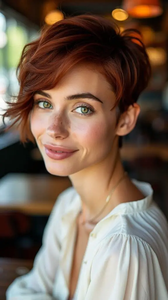 chic short haircut style