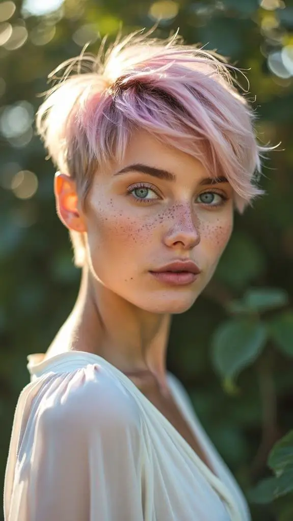 disconnected pixie haircut style