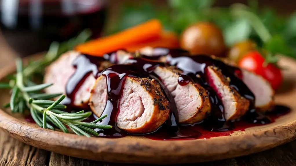 Pork Loin Medallions With Red Wine Sauce Recipe