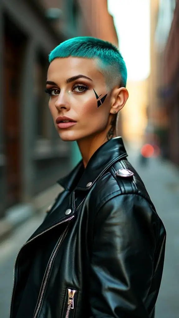 stylish buzz cut design