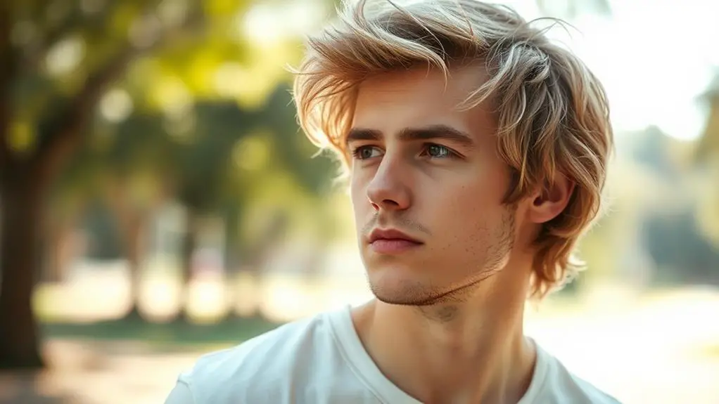 casual shaggy hairstyles for men