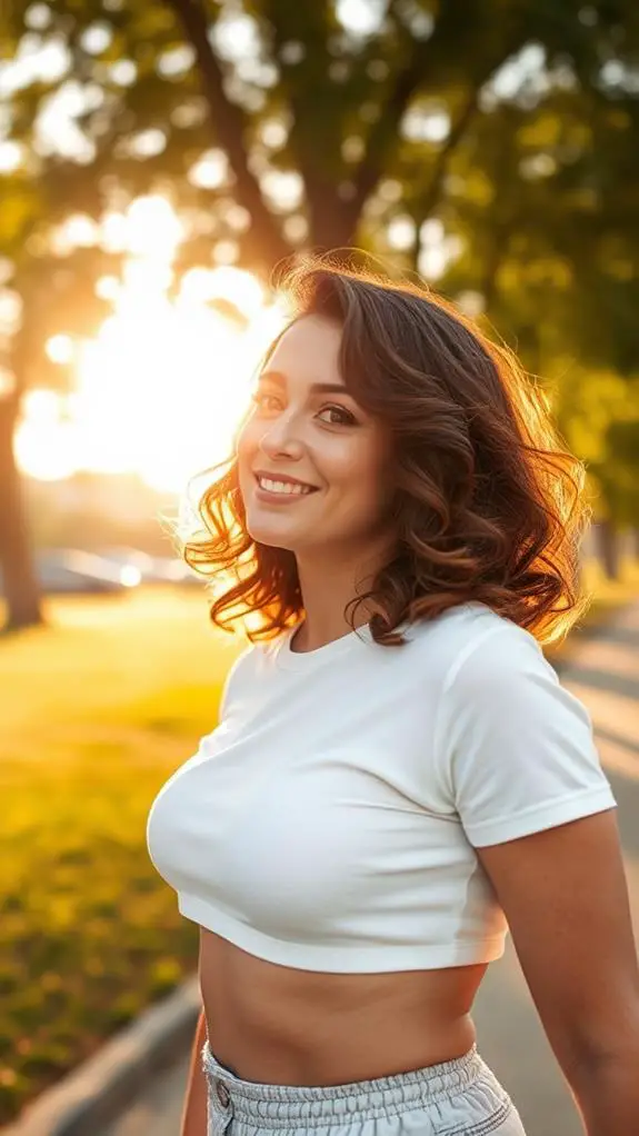 curly layered long bob