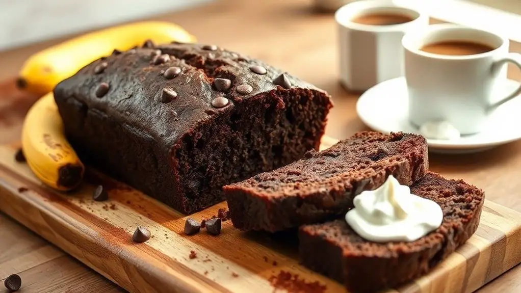 Double Chocolate Banana Bread Recipe