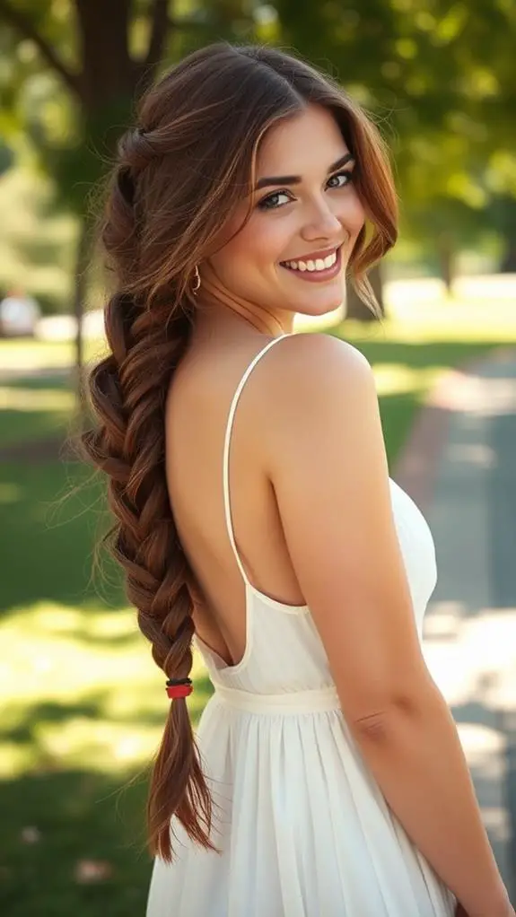 elegant fishtail hairstyle technique