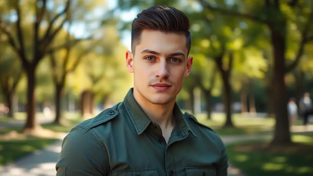 military inspired high haircuts