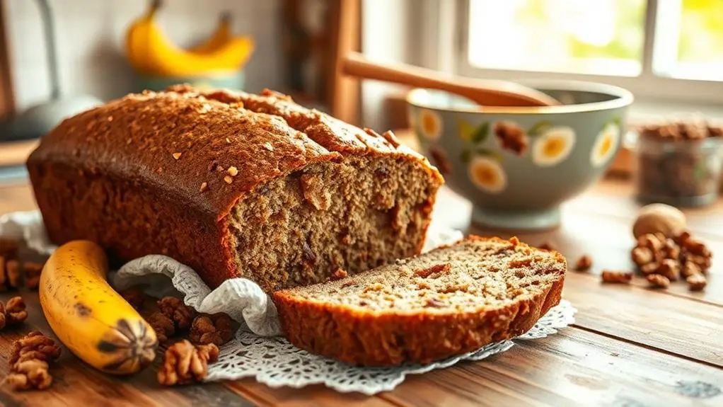 nutty banana bread delight