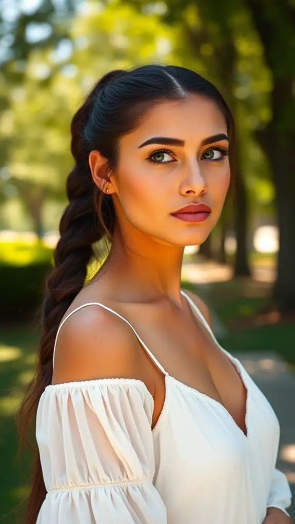 stylish braided hairdo