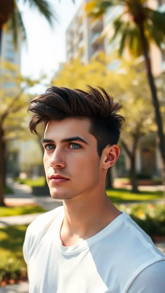 stylish disheveled haircut trend