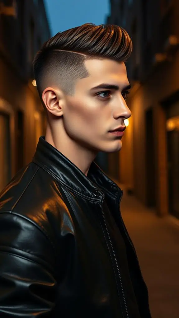 stylish fade haircut design