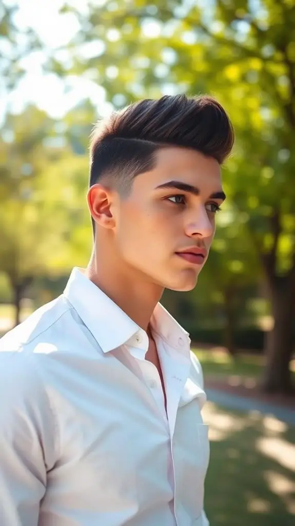 stylish haircut for men