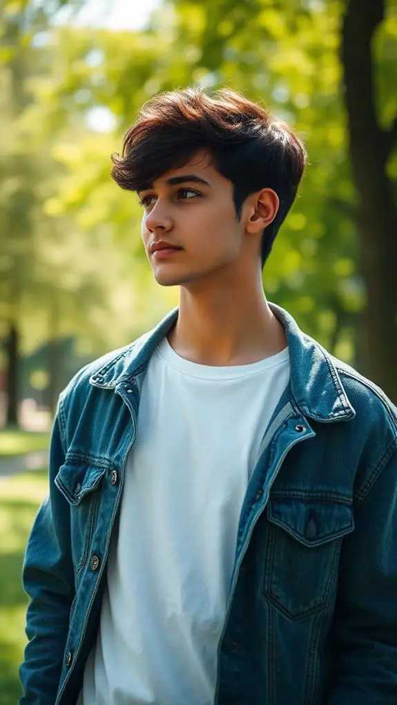 stylish tapered curly hair