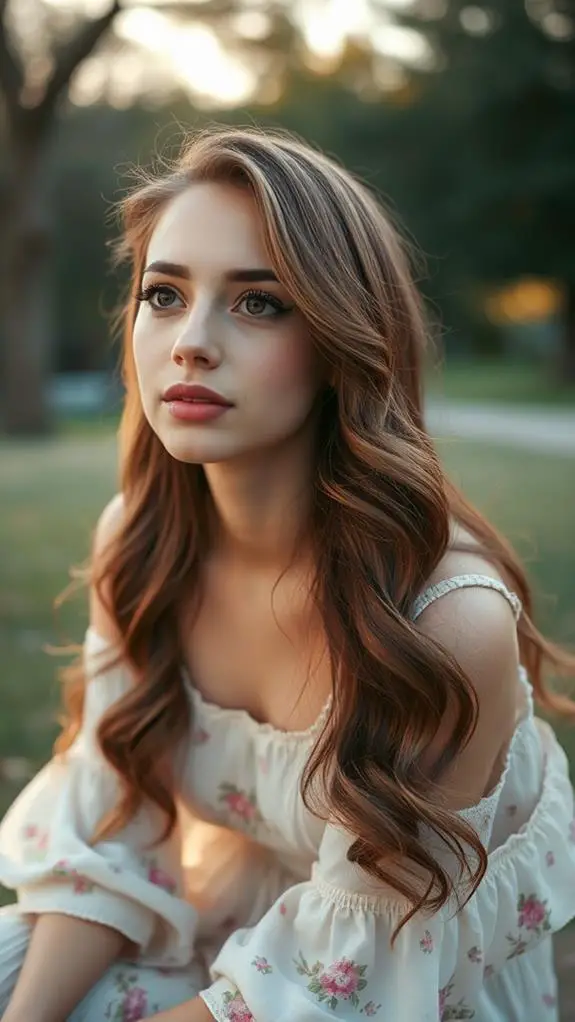 vintage romantic hair waves