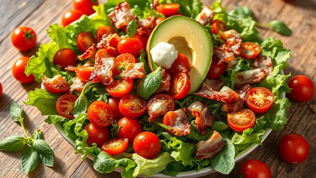 bacon lettuce tomato salad