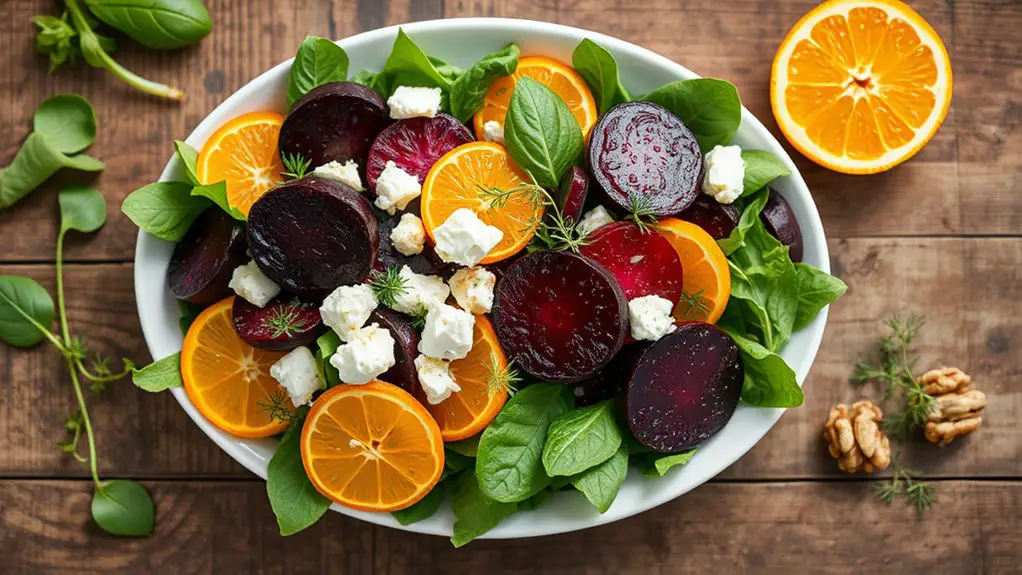 beet and feta salad