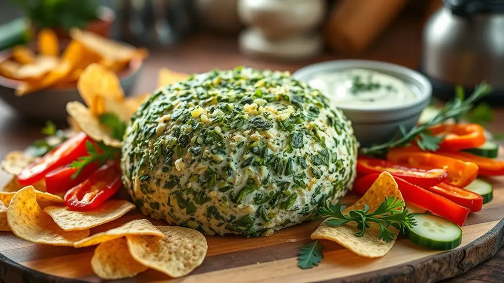 cheesy spinach artichoke delight