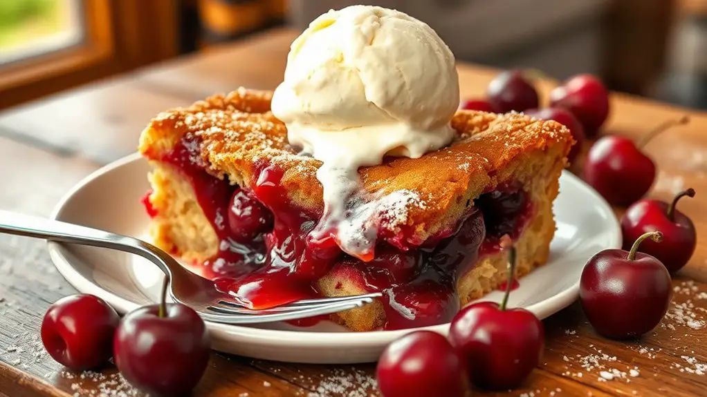 cherry dump cake delights