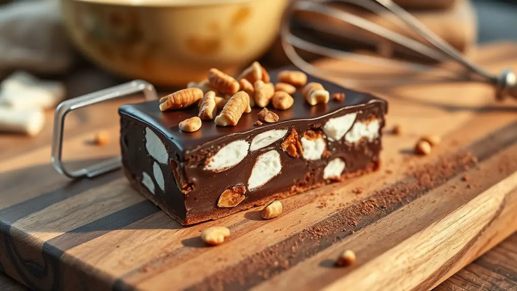 chocolate nut dessert bars