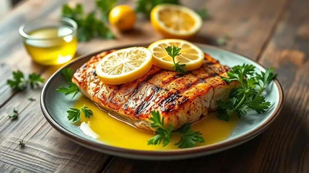 citrusy seasoned fish dish