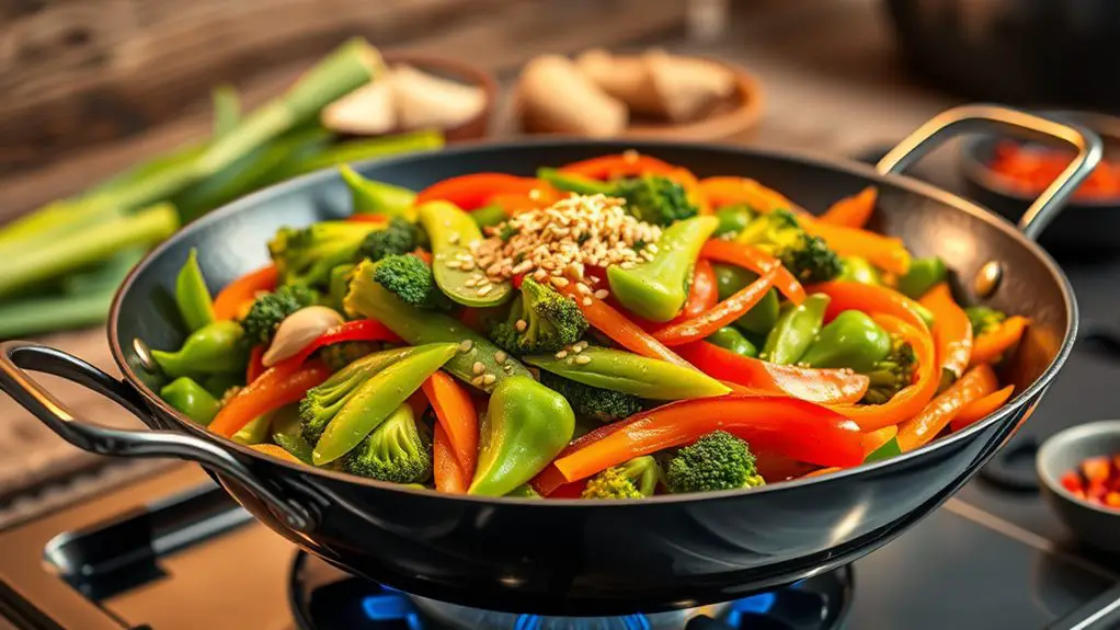 colorful mixed vegetable medley