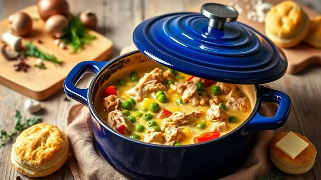 creamy chicken pasta dish