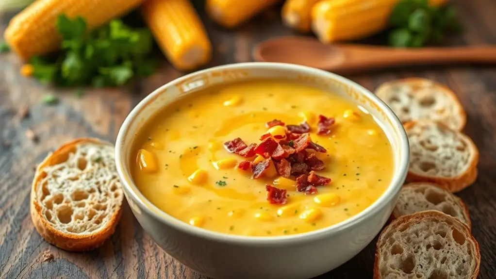 creamy corn soup delight