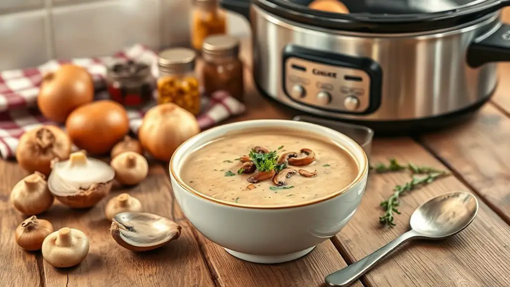 creamy mushroom soup recipe