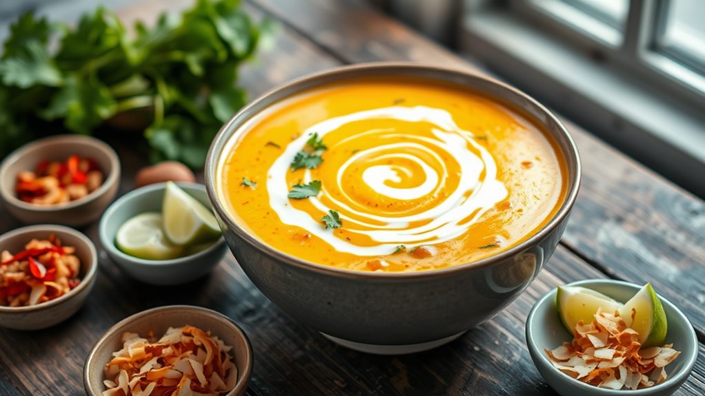 creamy spicy cauliflower soup