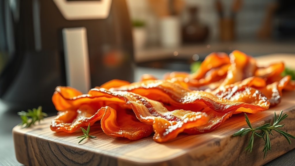 crispy air fryer bacon