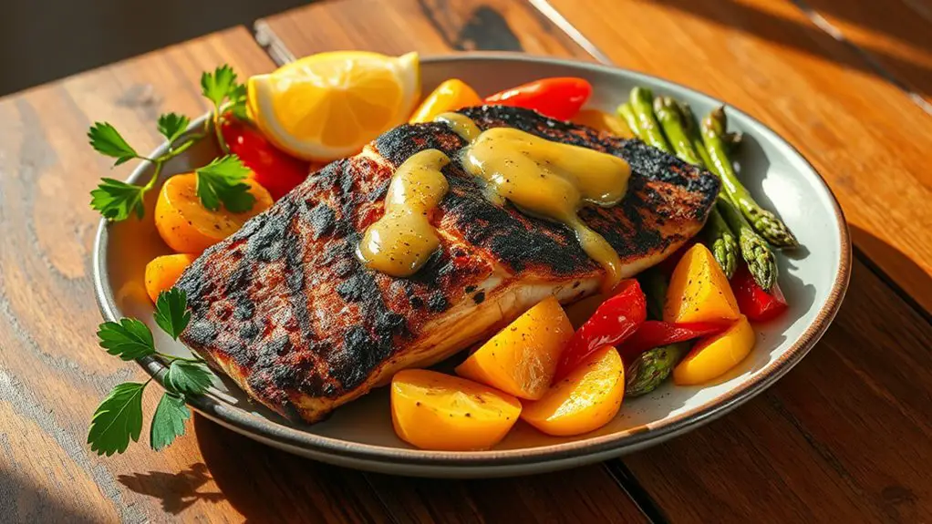 crispy blackened red snapper