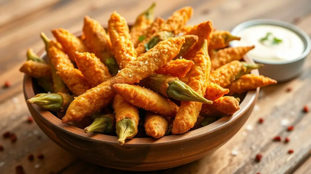 crispy flavorful vegetable snack