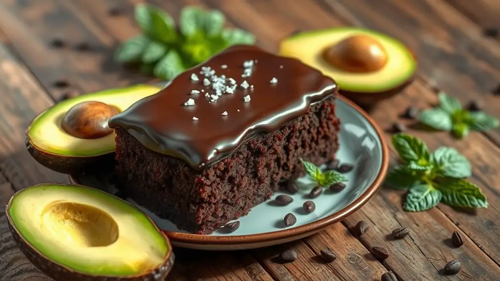 decadent chocolate avocado dessert