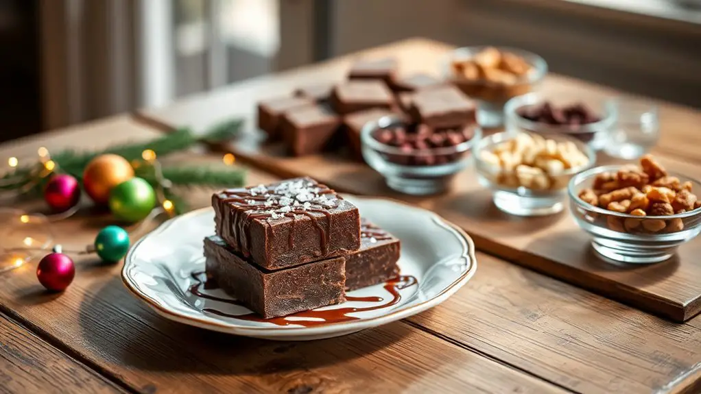 decadent easy holiday fudge