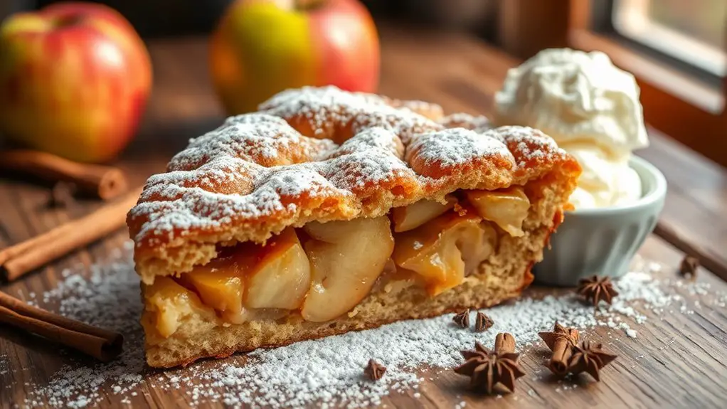 delicious apple cinnamon dessert