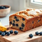 delicious blueberry banana bread