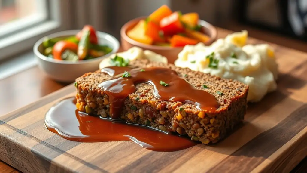 delicious brown gravy meatloaf