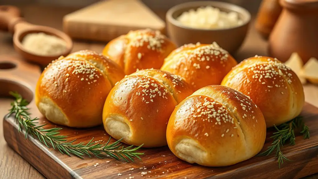 delicious cheesy bread rolls