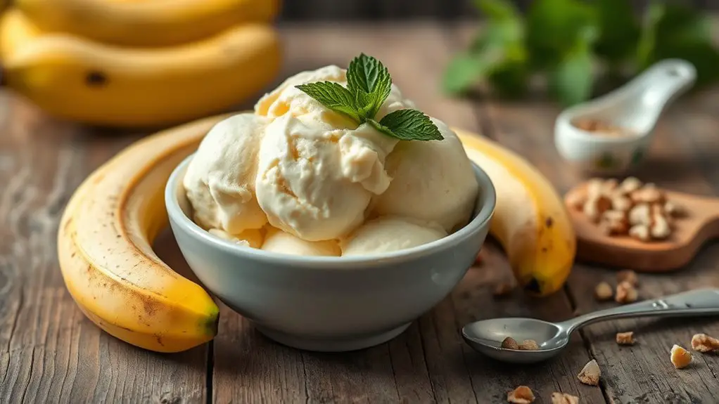 delicious frozen banana dessert