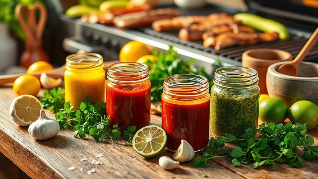 delicious marinades and sauces