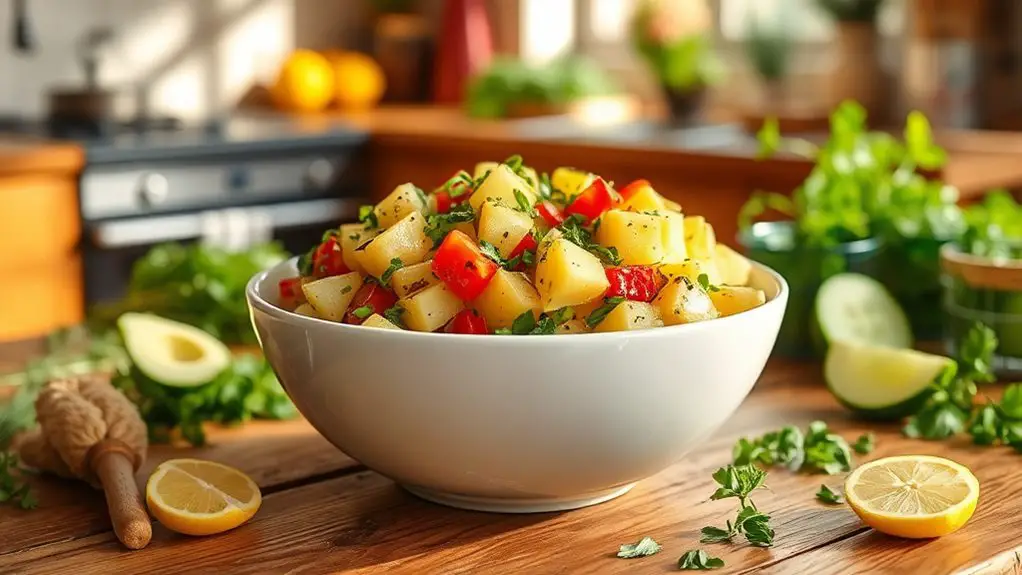 delicious vegan potato salad