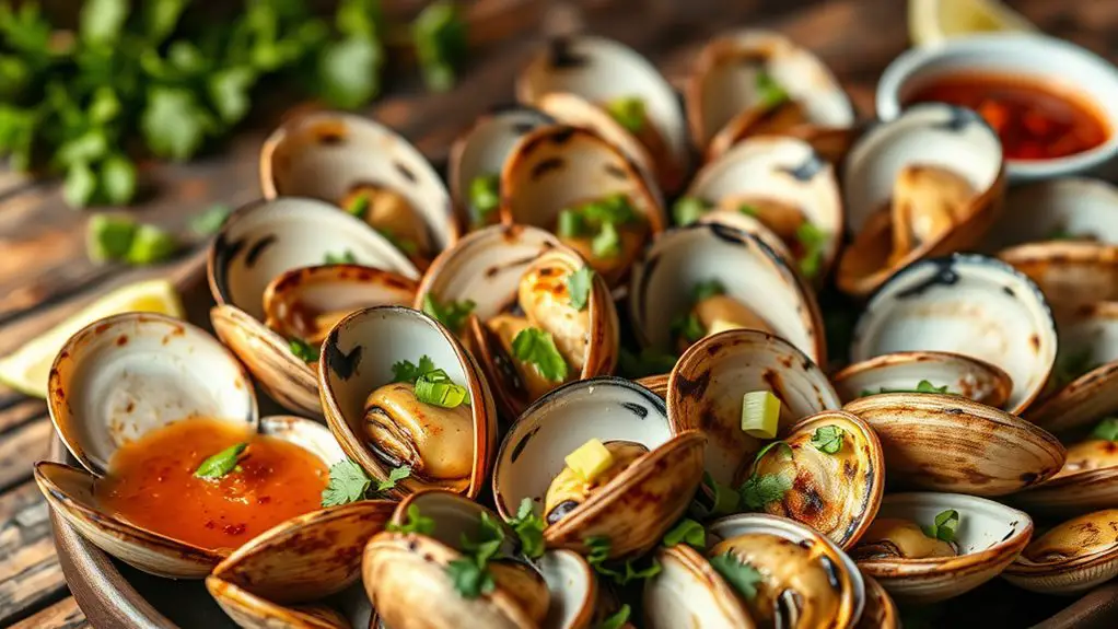 deliciously charred shellfish delight