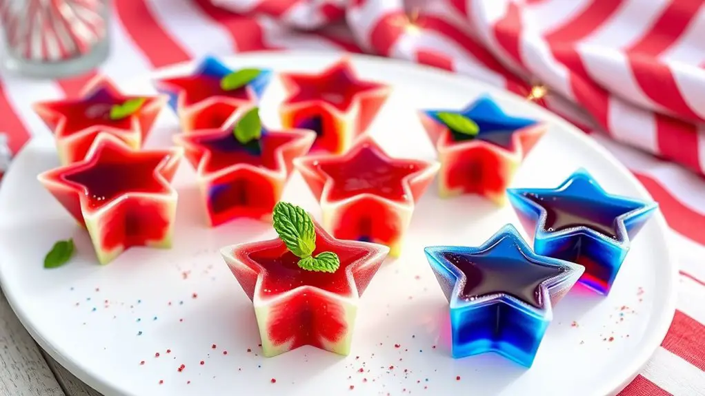 festive watermelon jello treats