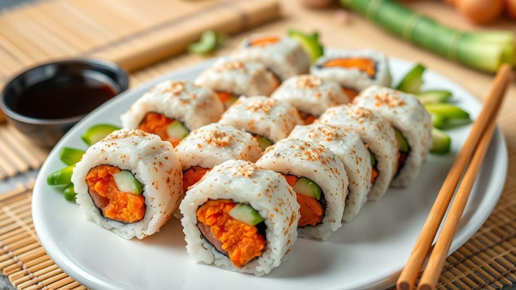 flavorful spicy tuna rolls