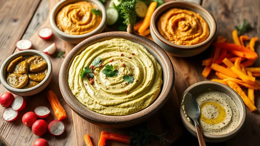 fresh dips for vegetables