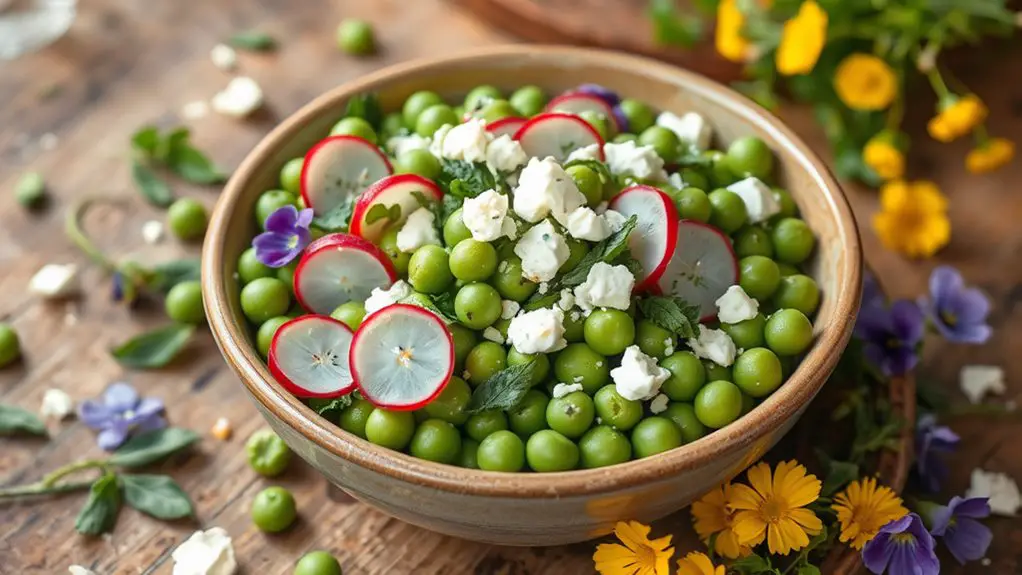 fresh garden pea delight