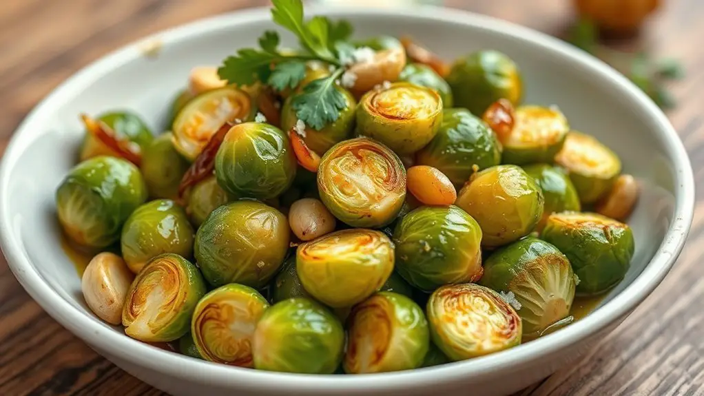 garlic saut ed brussels sprouts