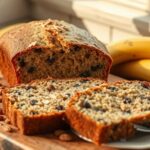 healthy almond banana bread