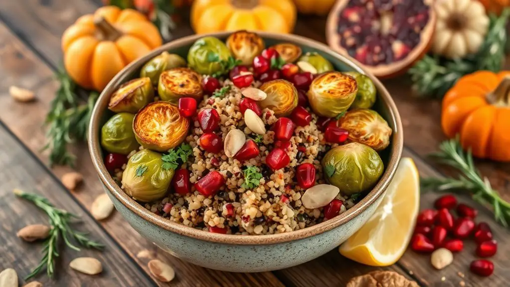 healthy brussels sprouts bowl