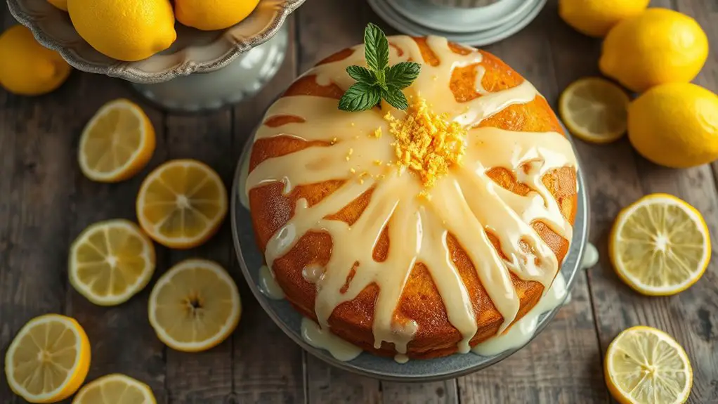 healthy lemon drizzle cake